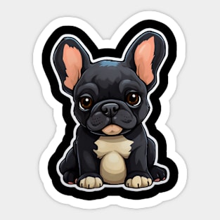 Cute French Bulldog Frenchie Dog Lover Funny Sticker